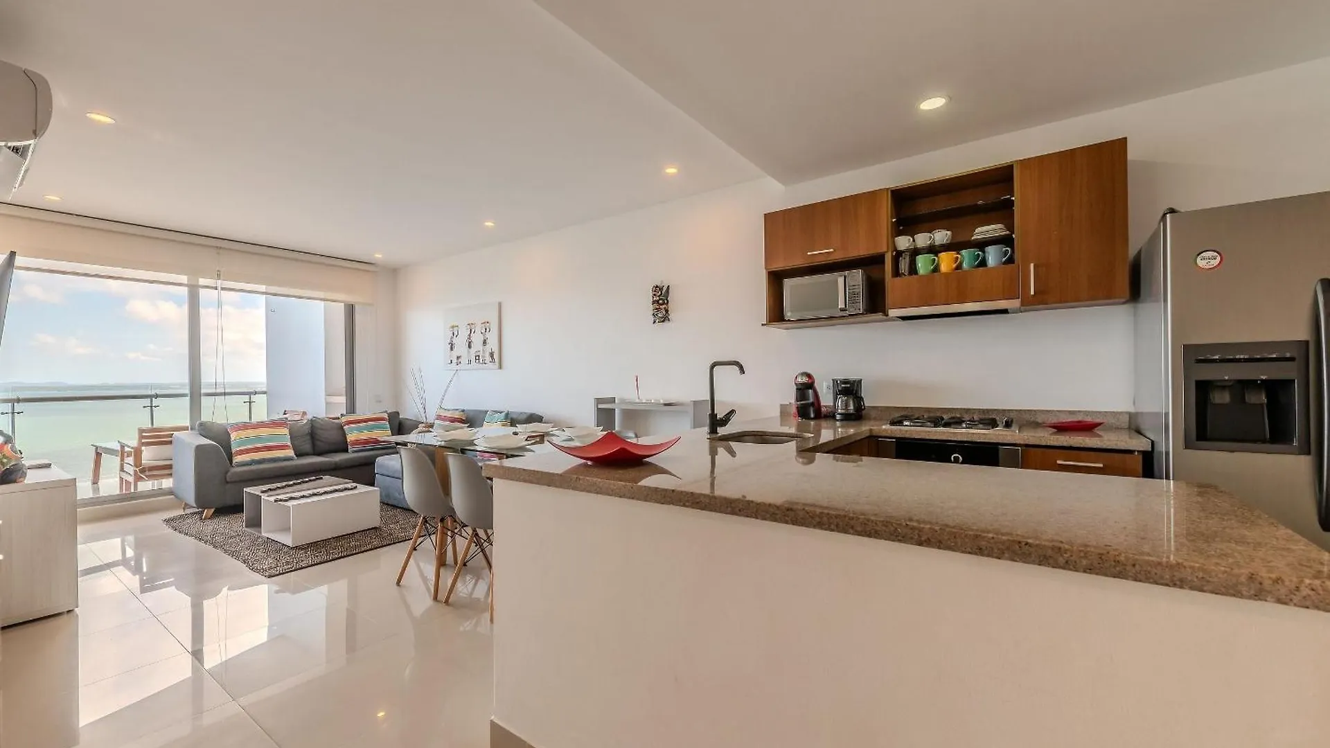 Apartament Piso 24 Vista Al Mar 2Br Kartagena
