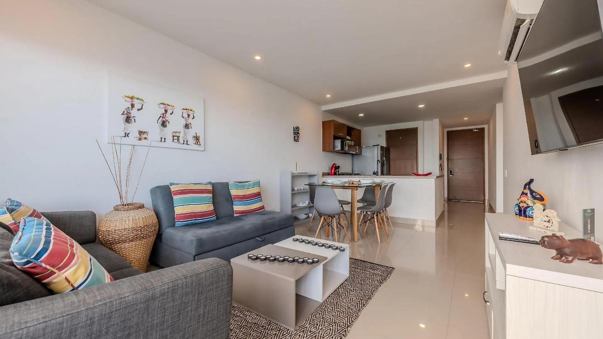 Apartament Piso 24 Vista Al Mar 2Br Kartagena