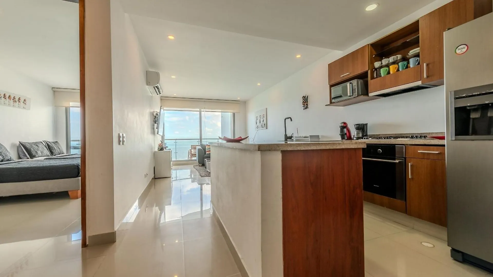 Apartament Piso 24 Vista Al Mar 2Br Kartagena Kolumbia