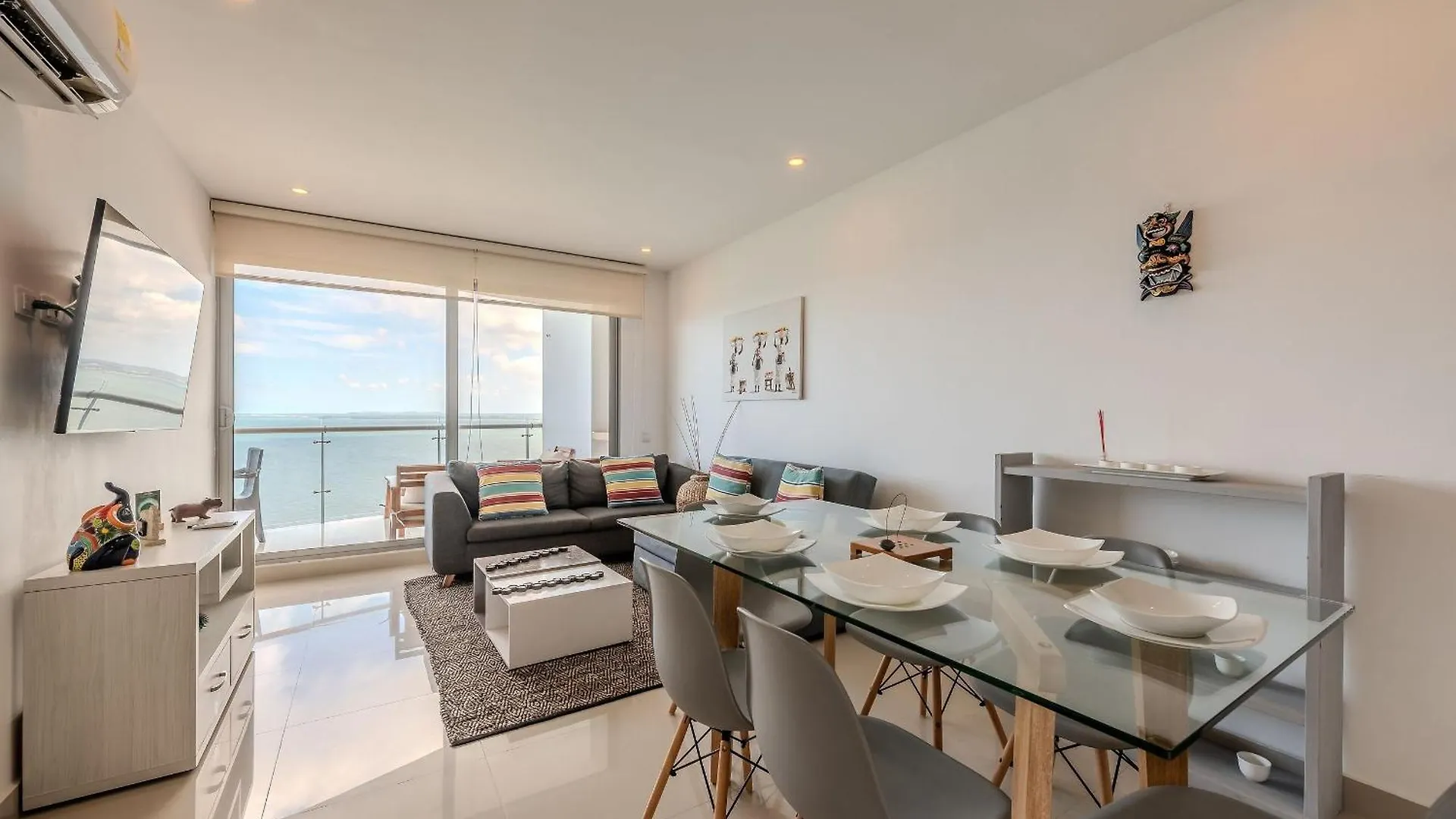Apartament Piso 24 Vista Al Mar 2Br Kartagena 0*,  Kolumbia